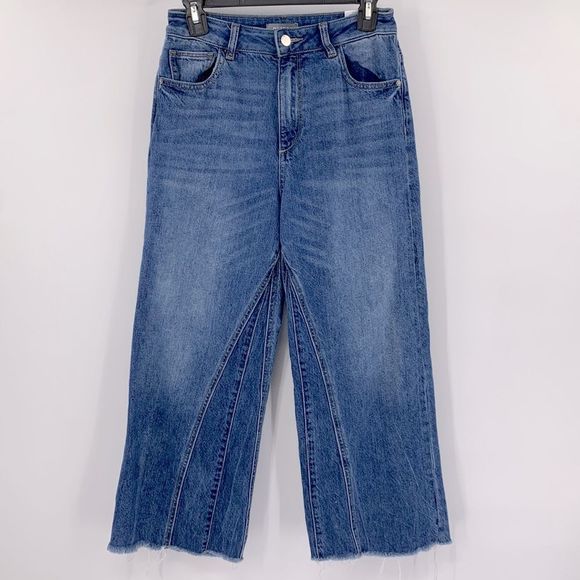 DL1961 Hepburn High Rise Wide Leg Ashford Sz 27 - Picture 1 of 11